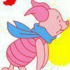 Piglet Online Coloring Game